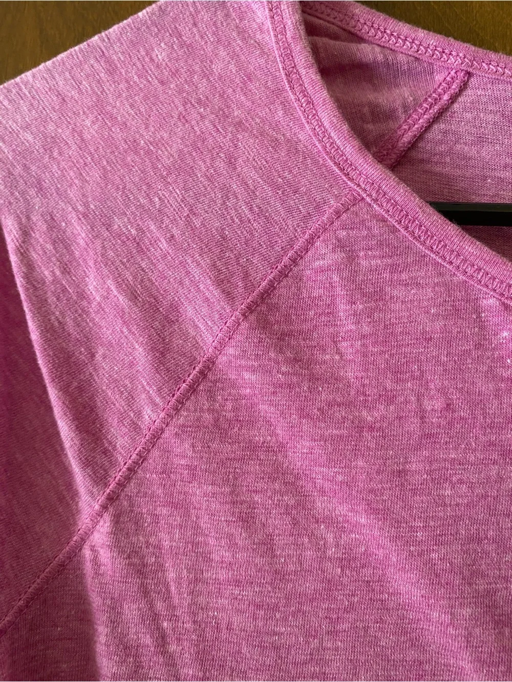 *NWT* Cat & Jack Heathered Pink Henley Top